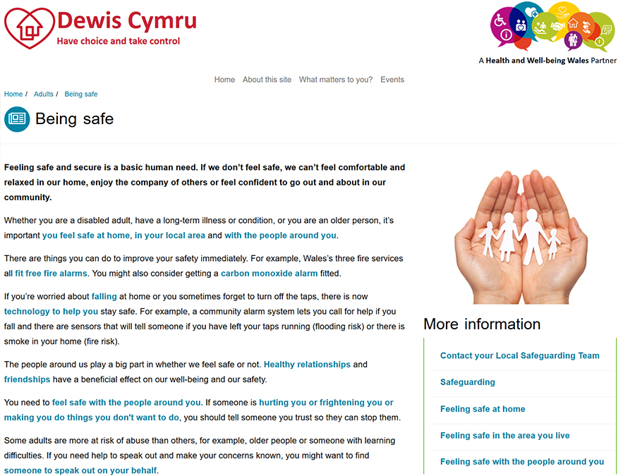 Dewis Cymru screenshot 2