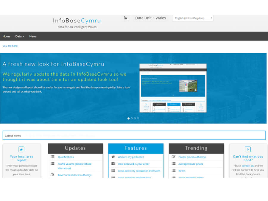 InfoBaseCymru screenshot 1