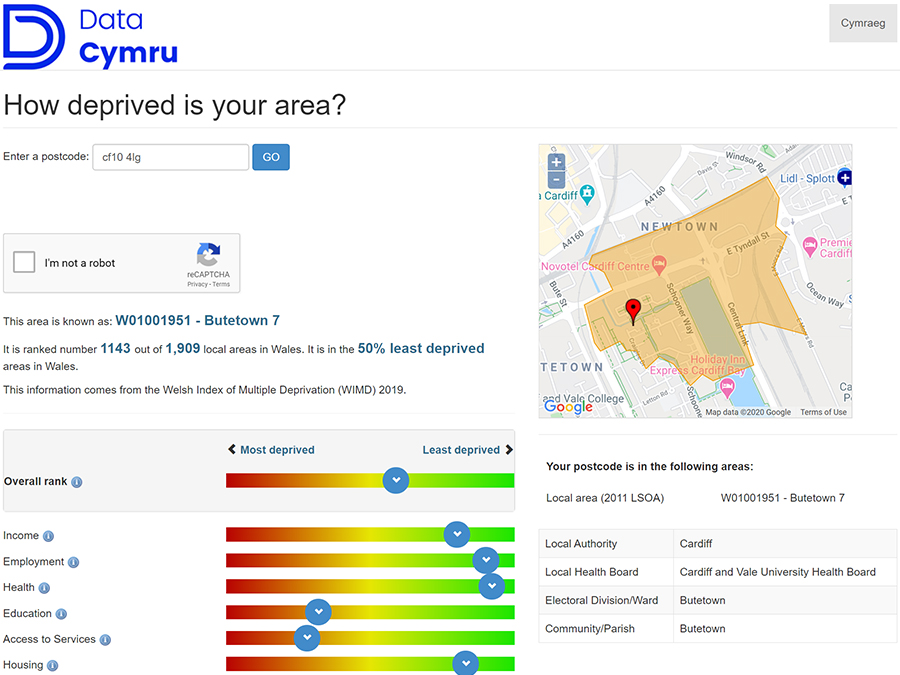 WIMD - How deprived is your area? screenshot 1