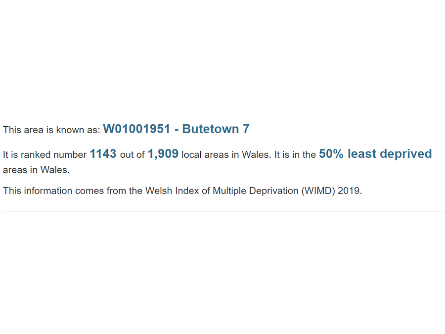 WIMD - How deprived is your area? screenshot 2